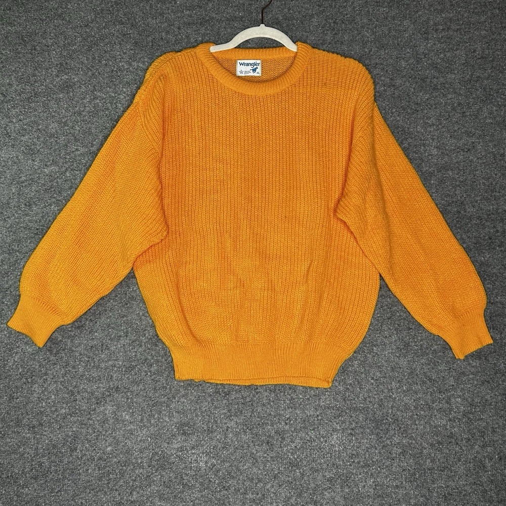 Vintage‎ Wrangler Ribbed Knit Sweater Womens Size Xl Acrylic